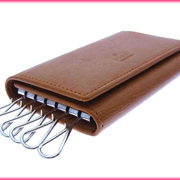 Gucci Key holder Key case Logo Yellow Silver Woman Authentic Used - Picture 4 of 5